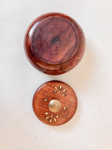 Little Gold and Wooden Bowl