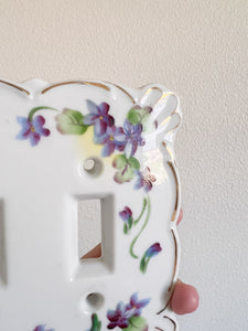 Painted Floral Switch Plate