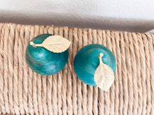 Load image into Gallery viewer, Pair of Green Marble Pears
