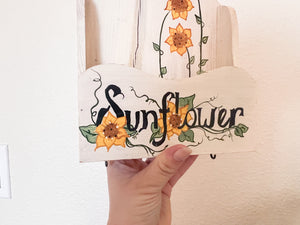 Sunflower Wall Organizer