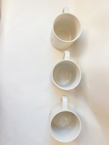 Trio of Wildflower Mugs