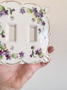 Painted Floral Switch Plate