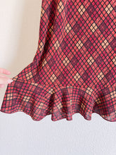 Load image into Gallery viewer, Sparkly Plaid Skirt - Size L
