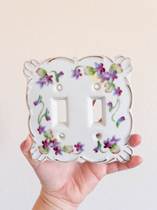 Painted Floral Switch Plate