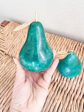 Load image into Gallery viewer, Pair of Green Marble Pears
