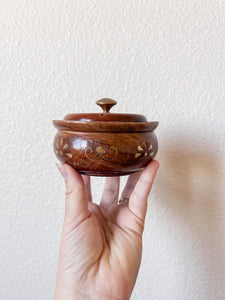 Little Gold and Wooden Bowl