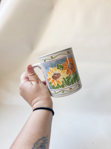 Vintage Sunflower Mug