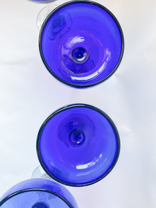 Handblown Margarita Glasses - Set of 4