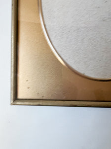 Oval Mat Gold Frame