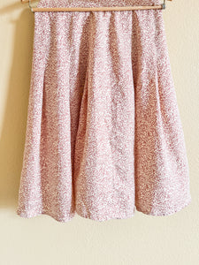 Silk Floral Midi Skirt - Size 12