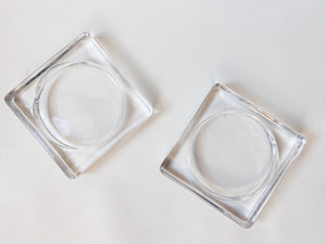 Pair of Glass Coasters