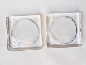 Pair of Glass Coasters