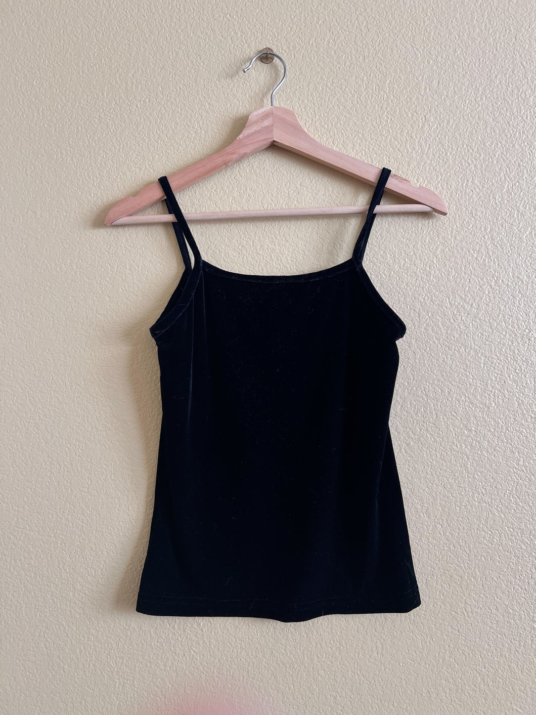 Black Velvet Tank - Size M