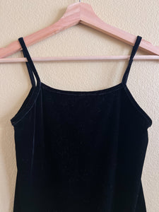 Black Velvet Tank - Size M