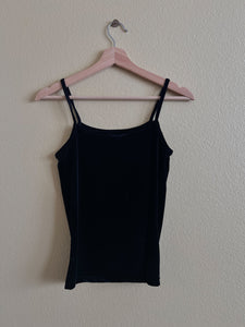 Black Velvet Tank - Size M