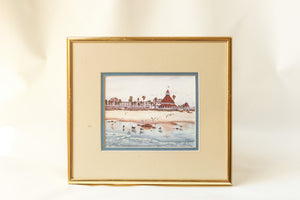 Framed Coronado Hotel Print