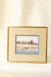 Framed Coronado Hotel Print