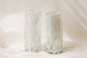 Pair of Handblown Speckled Glasses