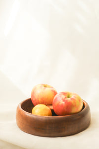 Vintage Wooden Fruit Bowl