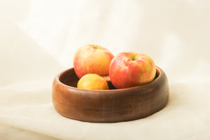 Vintage Wooden Fruit Bowl