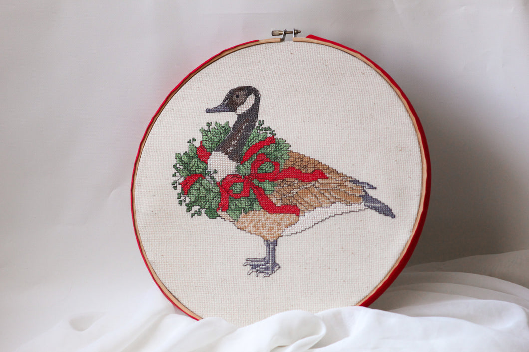 Christmas Goose Crosstitch