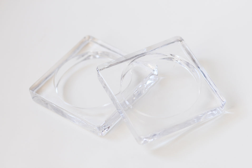 Pair of Glass Coasters