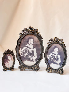 Trio of Ornate Rose Frames