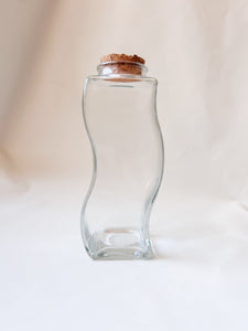 Clear Wavy Vase