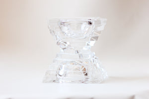 JG Durand Crystal Candle Holder