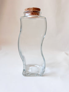 Clear Wavy Vase