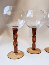 Load image into Gallery viewer, Braided Stem Wine Glasses
