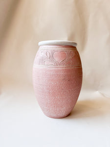 Pink Heart Vase