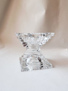 JG Durand Crystal Candle Holder