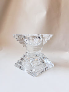 JG Durand Crystal Candle Holder