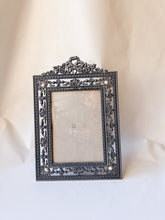 Load image into Gallery viewer, Ornate Metal and Pearl 5x7 Photo Frame
