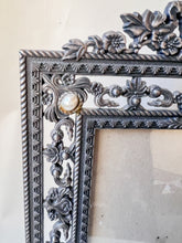 Load image into Gallery viewer, Ornate Metal and Pearl 5x7 Photo Frame
