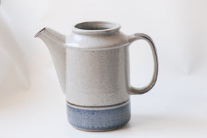 Blue and Grey Stoneware Pitcher