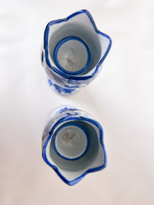 Delft Blue Tulip Candle Holders