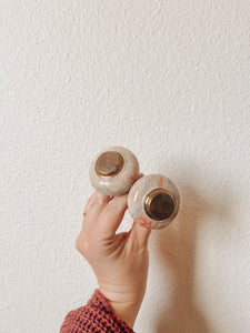 Brass and Marble Shakers