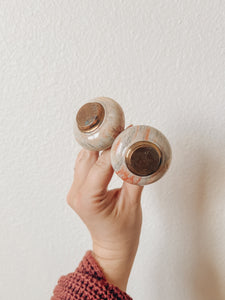 Brass and Marble Shakers