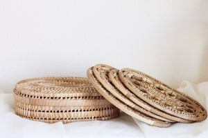 Set of 4 Wicker Trivets