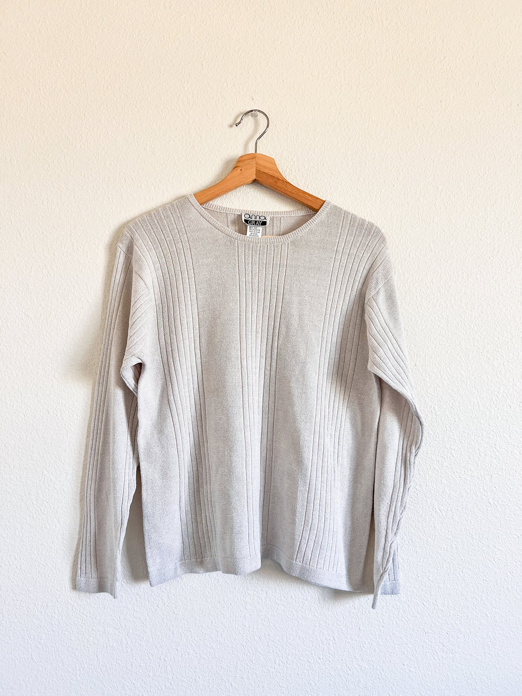 Silver Sparkle Sweater - Size L