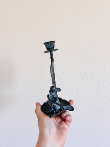 Iron Rabbit Candle Holder