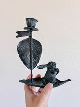 Load image into Gallery viewer, Iron Rabbit Candle Holder
