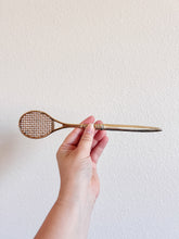 Load image into Gallery viewer, Brass Tennis Racket Letter Opener
