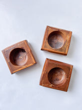 Load image into Gallery viewer, Teak Wood Tea Candle Holders
