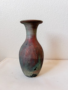 Green Stoneware Vase