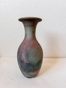 Green Stoneware Vase