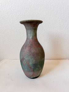 Green Stoneware Vase