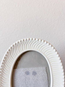 Ceramic Oval Photo Frame